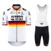 Tenue Maillot + Cuissard à Bretelles 2021 Team Jumbo-Visma N003